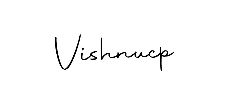 Vishnucp stylish signature style. Best Handwritten Sign (Autography-DOLnW) for my name. Handwritten Signature Collection Ideas for my name Vishnucp. Vishnucp signature style 10 images and pictures png