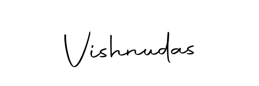 How to make Vishnudas signature? Autography-DOLnW is a professional autograph style. Create handwritten signature for Vishnudas name. Vishnudas signature style 10 images and pictures png