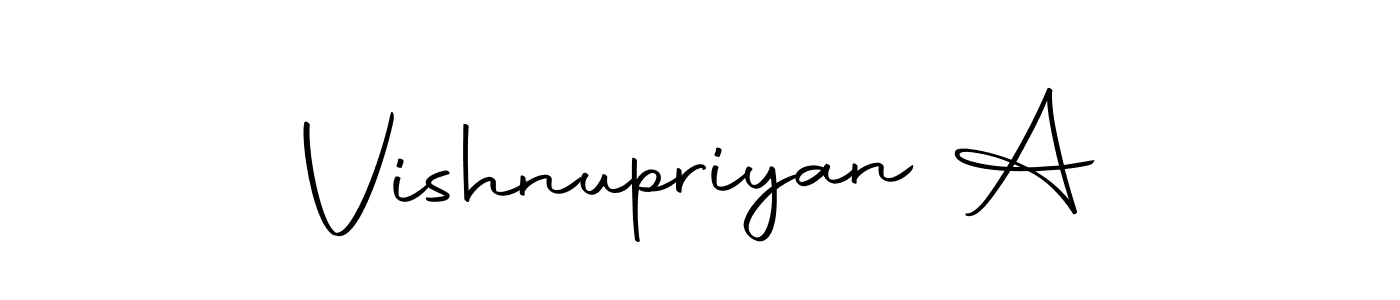 How to make Vishnupriyan A signature? Autography-DOLnW is a professional autograph style. Create handwritten signature for Vishnupriyan A name. Vishnupriyan A signature style 10 images and pictures png