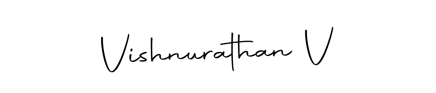 Make a beautiful signature design for name Vishnurathan V. With this signature (Autography-DOLnW) style, you can create a handwritten signature for free. Vishnurathan V signature style 10 images and pictures png