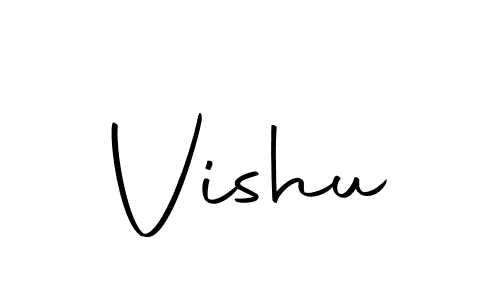 Vishu stylish signature style. Best Handwritten Sign (Autography-DOLnW) for my name. Handwritten Signature Collection Ideas for my name Vishu. Vishu signature style 10 images and pictures png