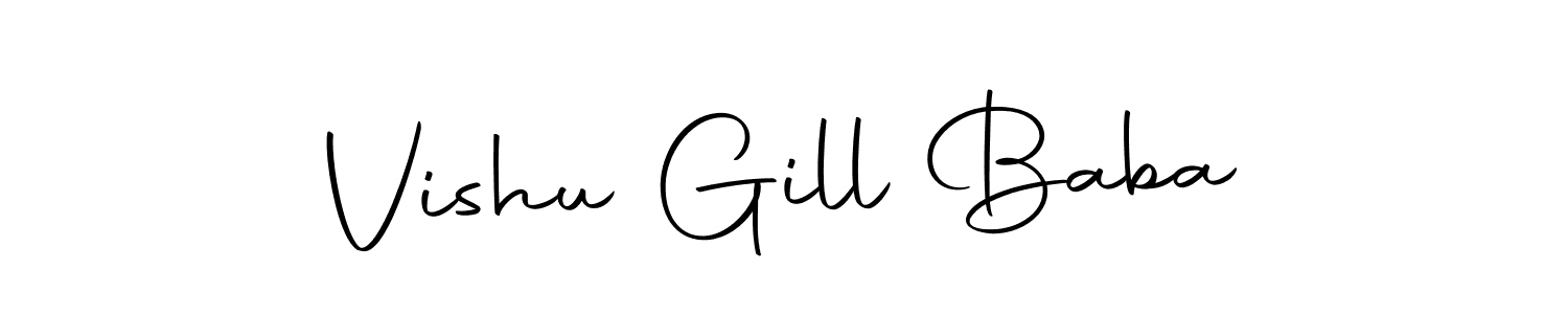 if you are searching for the best signature style for your name Vishu Gill Baba. so please give up your signature search. here we have designed multiple signature styles  using Autography-DOLnW. Vishu Gill Baba signature style 10 images and pictures png