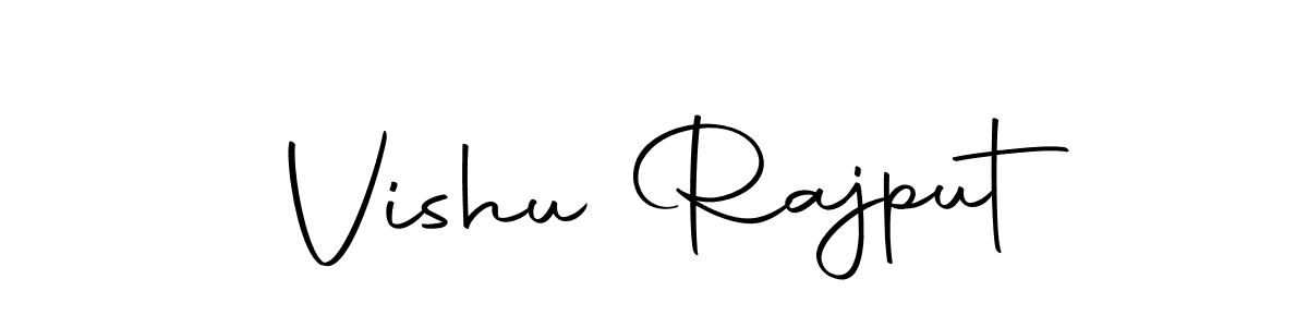 Create a beautiful signature design for name Vishu Rajput. With this signature (Autography-DOLnW) fonts, you can make a handwritten signature for free. Vishu Rajput signature style 10 images and pictures png