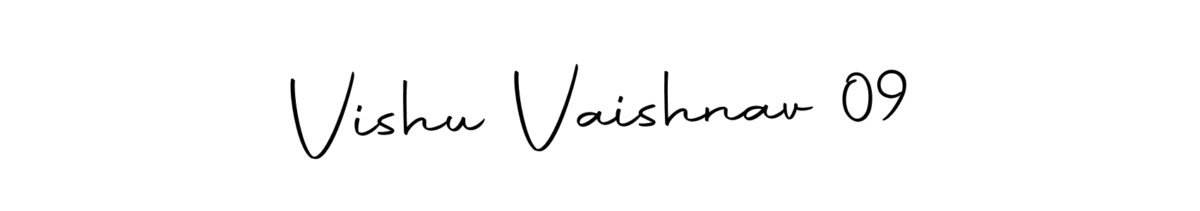 How to make Vishu Vaishnav 09 name signature. Use Autography-DOLnW style for creating short signs online. This is the latest handwritten sign. Vishu Vaishnav 09 signature style 10 images and pictures png