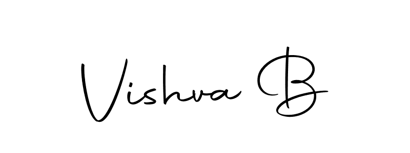 Also we have Vishva B name is the best signature style. Create professional handwritten signature collection using Autography-DOLnW autograph style. Vishva B signature style 10 images and pictures png