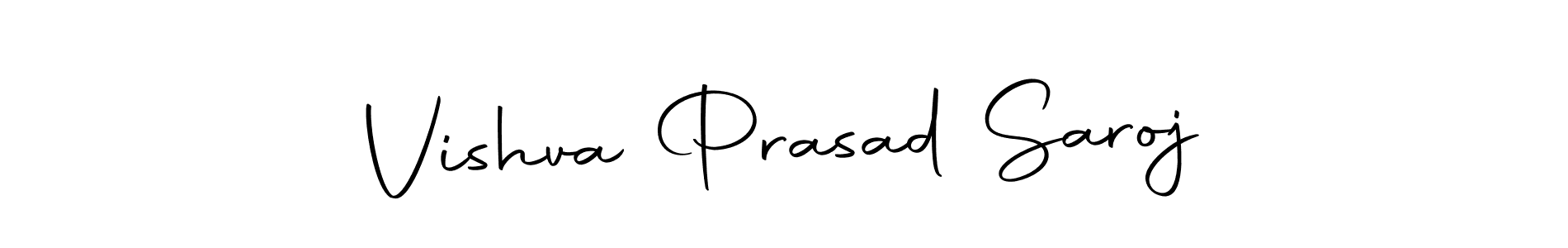 This is the best signature style for the Vishva Prasad Saroj name. Also you like these signature font (Autography-DOLnW). Mix name signature. Vishva Prasad Saroj signature style 10 images and pictures png