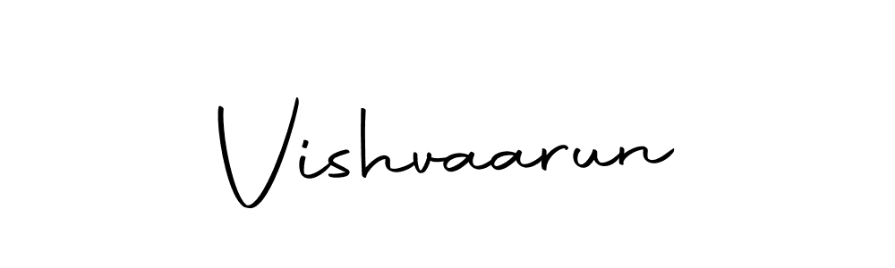 Use a signature maker to create a handwritten signature online. With this signature software, you can design (Autography-DOLnW) your own signature for name Vishvaarun. Vishvaarun signature style 10 images and pictures png