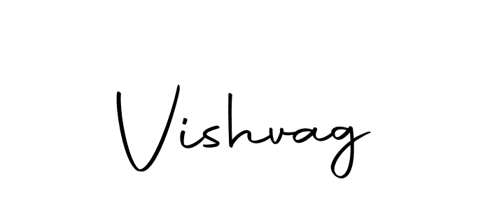 Use a signature maker to create a handwritten signature online. With this signature software, you can design (Autography-DOLnW) your own signature for name Vishvag. Vishvag signature style 10 images and pictures png