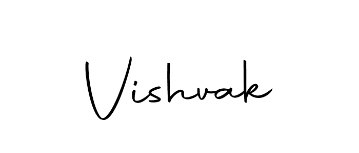 Make a beautiful signature design for name Vishvak. Use this online signature maker to create a handwritten signature for free. Vishvak signature style 10 images and pictures png