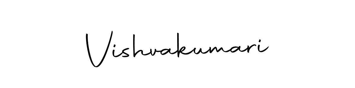 You should practise on your own different ways (Autography-DOLnW) to write your name (Vishvakumari) in signature. don't let someone else do it for you. Vishvakumari signature style 10 images and pictures png