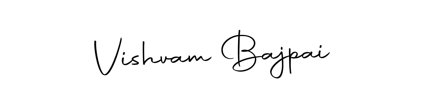 Also we have Vishvam Bajpai name is the best signature style. Create professional handwritten signature collection using Autography-DOLnW autograph style. Vishvam Bajpai signature style 10 images and pictures png