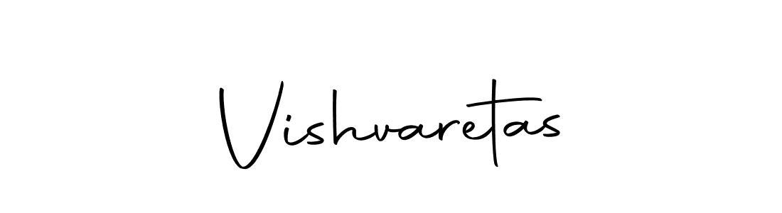 Create a beautiful signature design for name Vishvaretas. With this signature (Autography-DOLnW) fonts, you can make a handwritten signature for free. Vishvaretas signature style 10 images and pictures png