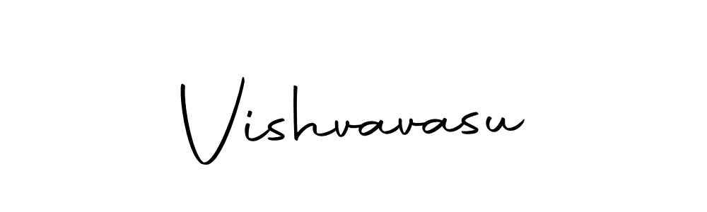 Use a signature maker to create a handwritten signature online. With this signature software, you can design (Autography-DOLnW) your own signature for name Vishvavasu. Vishvavasu signature style 10 images and pictures png