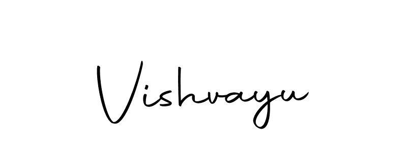 Use a signature maker to create a handwritten signature online. With this signature software, you can design (Autography-DOLnW) your own signature for name Vishvayu. Vishvayu signature style 10 images and pictures png