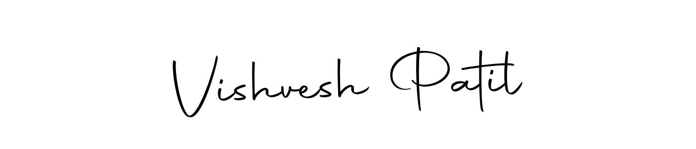 Design your own signature with our free online signature maker. With this signature software, you can create a handwritten (Autography-DOLnW) signature for name Vishvesh Patil. Vishvesh Patil signature style 10 images and pictures png