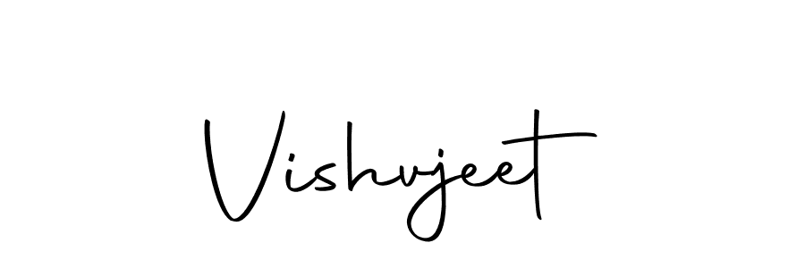 Use a signature maker to create a handwritten signature online. With this signature software, you can design (Autography-DOLnW) your own signature for name Vishvjeet. Vishvjeet signature style 10 images and pictures png