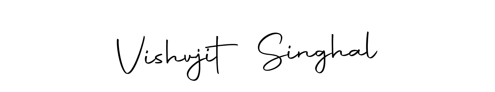 The best way (Autography-DOLnW) to make a short signature is to pick only two or three words in your name. The name Vishvjit Singhal include a total of six letters. For converting this name. Vishvjit Singhal signature style 10 images and pictures png
