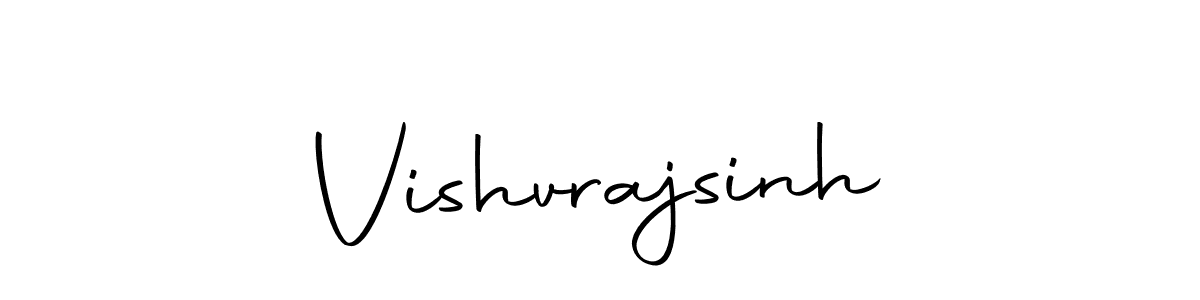 Design your own signature with our free online signature maker. With this signature software, you can create a handwritten (Autography-DOLnW) signature for name Vishvrajsinh. Vishvrajsinh signature style 10 images and pictures png