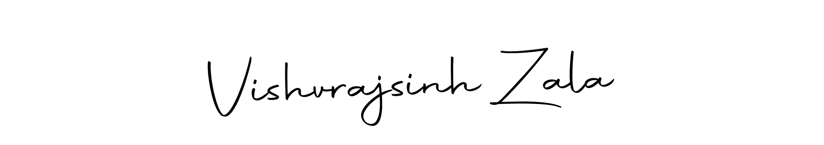 Create a beautiful signature design for name Vishvrajsinh Zala. With this signature (Autography-DOLnW) fonts, you can make a handwritten signature for free. Vishvrajsinh Zala signature style 10 images and pictures png