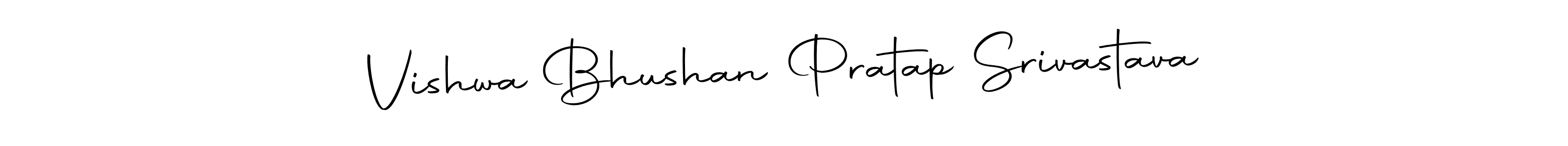 Make a beautiful signature design for name Vishwa Bhushan Pratap Srivastava. With this signature (Autography-DOLnW) style, you can create a handwritten signature for free. Vishwa Bhushan Pratap Srivastava signature style 10 images and pictures png