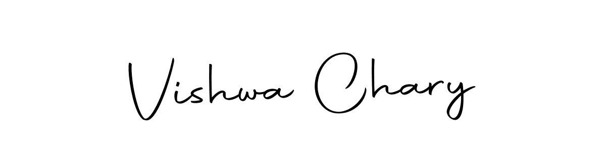 Design your own signature with our free online signature maker. With this signature software, you can create a handwritten (Autography-DOLnW) signature for name Vishwa Chary. Vishwa Chary signature style 10 images and pictures png