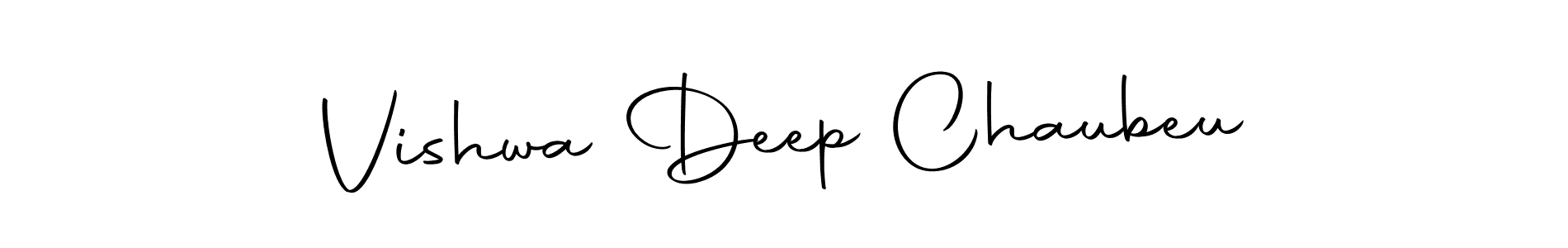Make a beautiful signature design for name Vishwa Deep Chaubeu. With this signature (Autography-DOLnW) style, you can create a handwritten signature for free. Vishwa Deep Chaubeu signature style 10 images and pictures png