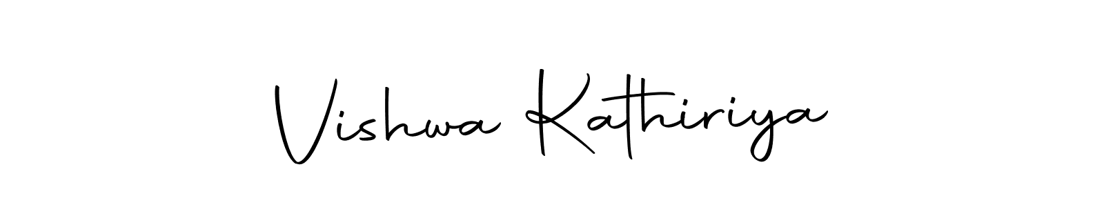 It looks lik you need a new signature style for name Vishwa Kathiriya. Design unique handwritten (Autography-DOLnW) signature with our free signature maker in just a few clicks. Vishwa Kathiriya signature style 10 images and pictures png
