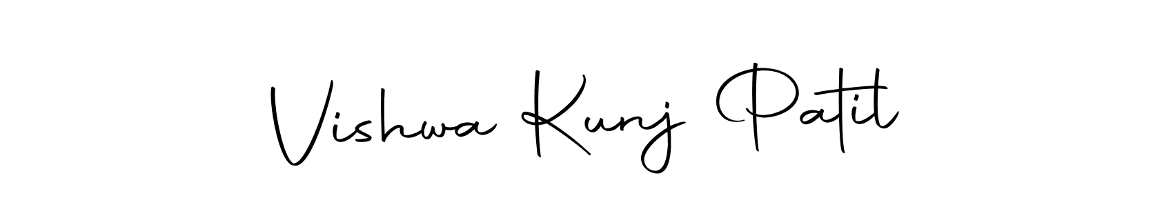 Make a beautiful signature design for name Vishwa Kunj Patil. Use this online signature maker to create a handwritten signature for free. Vishwa Kunj Patil signature style 10 images and pictures png