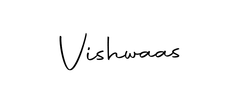 Make a beautiful signature design for name Vishwaas. Use this online signature maker to create a handwritten signature for free. Vishwaas signature style 10 images and pictures png
