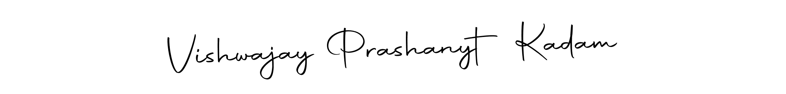 Make a beautiful signature design for name Vishwajay Prashanyt Kadam. Use this online signature maker to create a handwritten signature for free. Vishwajay Prashanyt Kadam signature style 10 images and pictures png