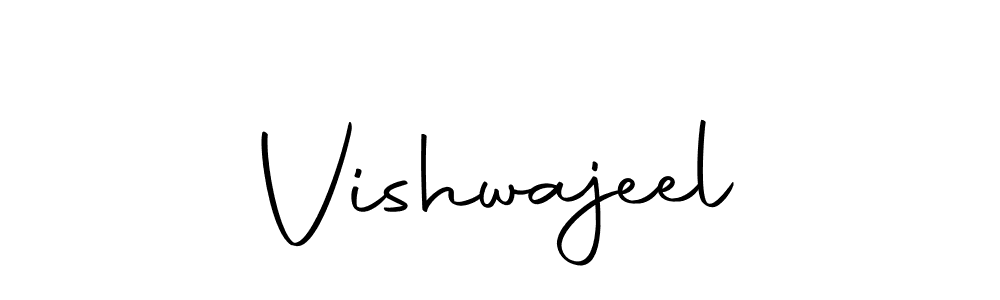 Make a beautiful signature design for name Vishwajeel. Use this online signature maker to create a handwritten signature for free. Vishwajeel signature style 10 images and pictures png