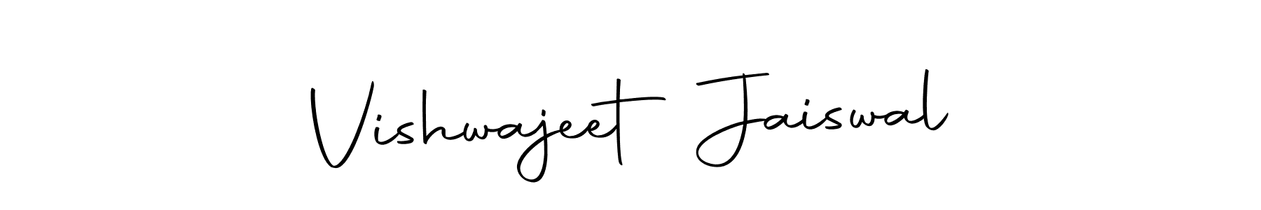 It looks lik you need a new signature style for name Vishwajeet Jaiswal. Design unique handwritten (Autography-DOLnW) signature with our free signature maker in just a few clicks. Vishwajeet Jaiswal signature style 10 images and pictures png