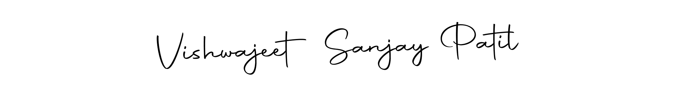 Make a beautiful signature design for name Vishwajeet Sanjay Patil. With this signature (Autography-DOLnW) style, you can create a handwritten signature for free. Vishwajeet Sanjay Patil signature style 10 images and pictures png