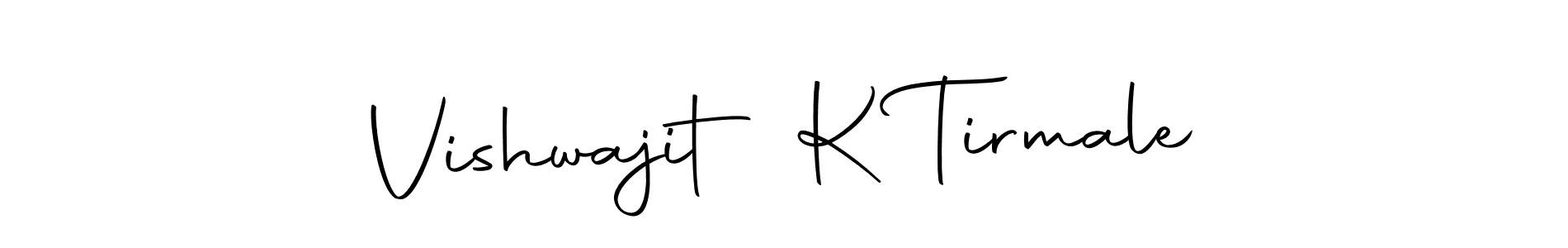 Also we have Vishwajit K Tirmale name is the best signature style. Create professional handwritten signature collection using Autography-DOLnW autograph style. Vishwajit K Tirmale signature style 10 images and pictures png