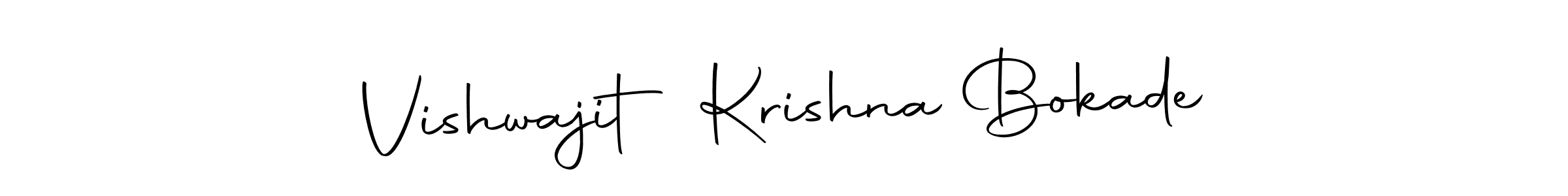 Make a beautiful signature design for name Vishwajit Krishna Bokade. Use this online signature maker to create a handwritten signature for free. Vishwajit Krishna Bokade signature style 10 images and pictures png