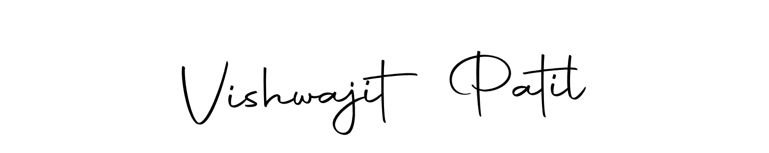 Make a beautiful signature design for name Vishwajit Patil. With this signature (Autography-DOLnW) style, you can create a handwritten signature for free. Vishwajit Patil signature style 10 images and pictures png