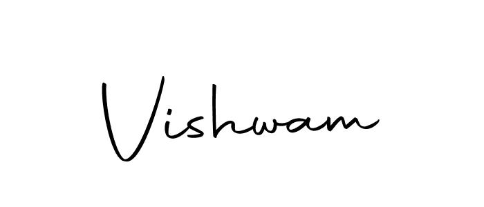 You should practise on your own different ways (Autography-DOLnW) to write your name (Vishwam) in signature. don't let someone else do it for you. Vishwam signature style 10 images and pictures png