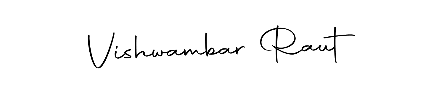 The best way (Autography-DOLnW) to make a short signature is to pick only two or three words in your name. The name Vishwambar Raut include a total of six letters. For converting this name. Vishwambar Raut signature style 10 images and pictures png