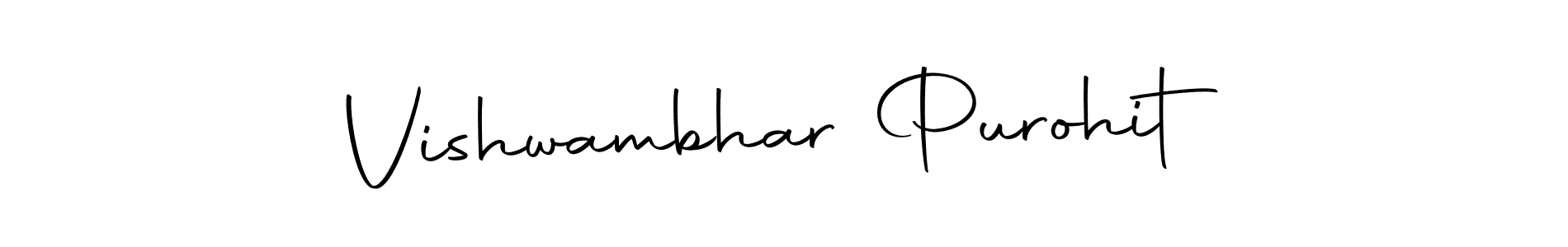 Use a signature maker to create a handwritten signature online. With this signature software, you can design (Autography-DOLnW) your own signature for name Vishwambhar Purohit. Vishwambhar Purohit signature style 10 images and pictures png