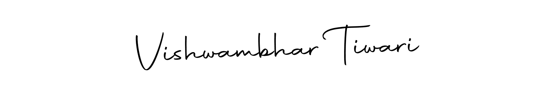 The best way (Autography-DOLnW) to make a short signature is to pick only two or three words in your name. The name Vishwambhar Tiwari include a total of six letters. For converting this name. Vishwambhar Tiwari signature style 10 images and pictures png