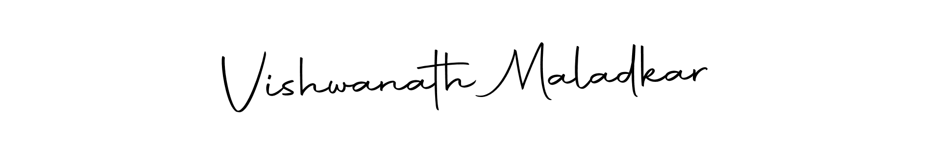 Make a beautiful signature design for name Vishwanath Maladkar. Use this online signature maker to create a handwritten signature for free. Vishwanath Maladkar signature style 10 images and pictures png