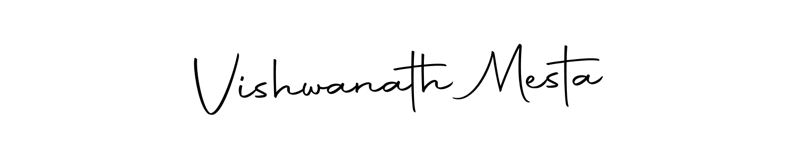 Make a beautiful signature design for name Vishwanath Mesta. With this signature (Autography-DOLnW) style, you can create a handwritten signature for free. Vishwanath Mesta signature style 10 images and pictures png