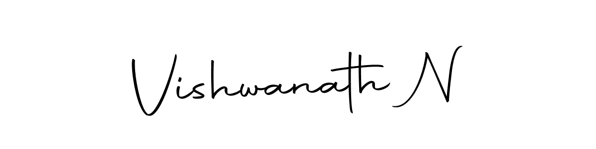 Use a signature maker to create a handwritten signature online. With this signature software, you can design (Autography-DOLnW) your own signature for name Vishwanath N. Vishwanath N signature style 10 images and pictures png