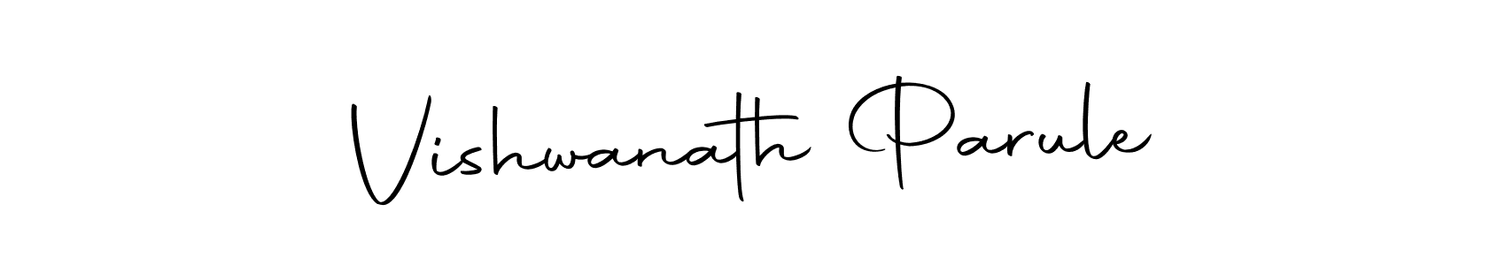 Design your own signature with our free online signature maker. With this signature software, you can create a handwritten (Autography-DOLnW) signature for name Vishwanath Parule. Vishwanath Parule signature style 10 images and pictures png