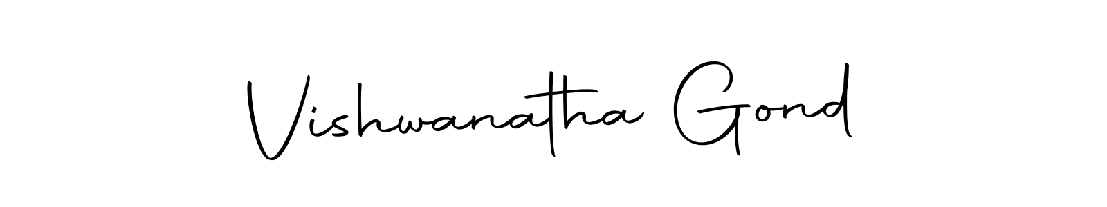 How to make Vishwanatha Gond signature? Autography-DOLnW is a professional autograph style. Create handwritten signature for Vishwanatha Gond name. Vishwanatha Gond signature style 10 images and pictures png