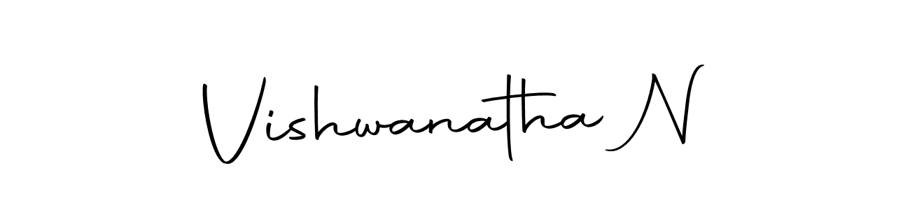 You should practise on your own different ways (Autography-DOLnW) to write your name (Vishwanatha N) in signature. don't let someone else do it for you. Vishwanatha N signature style 10 images and pictures png