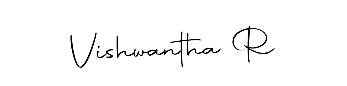 The best way (Autography-DOLnW) to make a short signature is to pick only two or three words in your name. The name Vishwantha R include a total of six letters. For converting this name. Vishwantha R signature style 10 images and pictures png