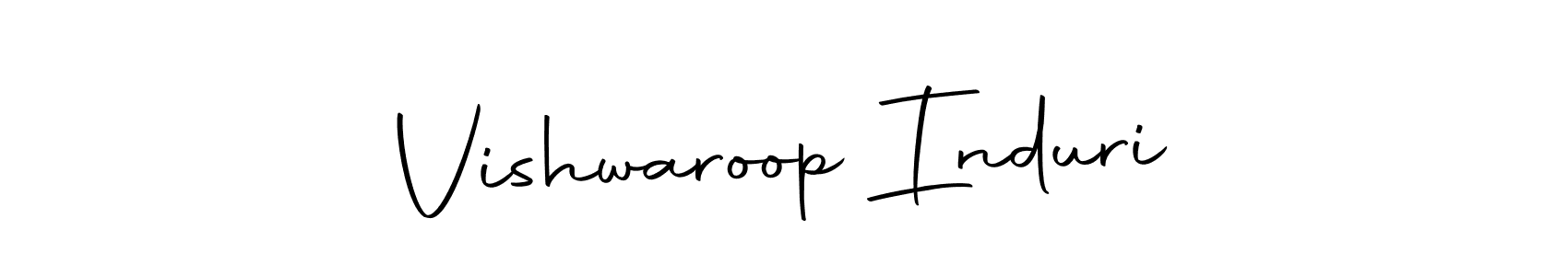 How to make Vishwaroop Induri signature? Autography-DOLnW is a professional autograph style. Create handwritten signature for Vishwaroop Induri name. Vishwaroop Induri signature style 10 images and pictures png