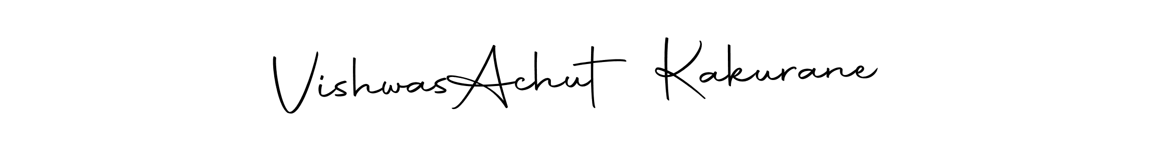 This is the best signature style for the Vishwas  Achut Kakurane name. Also you like these signature font (Autography-DOLnW). Mix name signature. Vishwas  Achut Kakurane signature style 10 images and pictures png