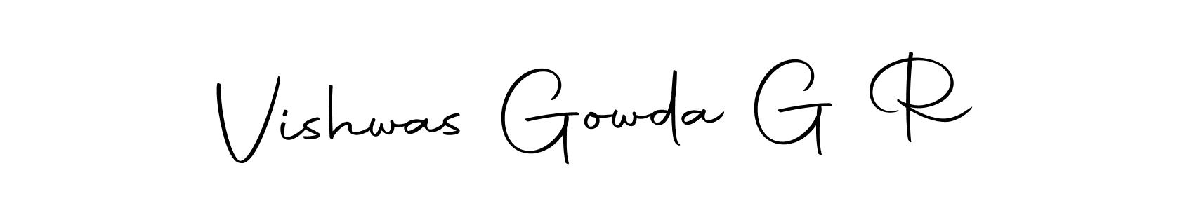 if you are searching for the best signature style for your name Vishwas Gowda G R. so please give up your signature search. here we have designed multiple signature styles  using Autography-DOLnW. Vishwas Gowda G R signature style 10 images and pictures png